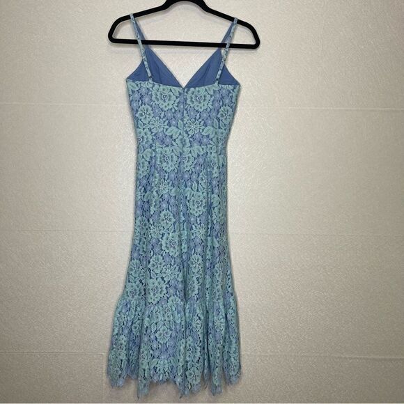 Dress the Population Chantal Summer Sky Floral Lace Dress S - Picture 2 of 5